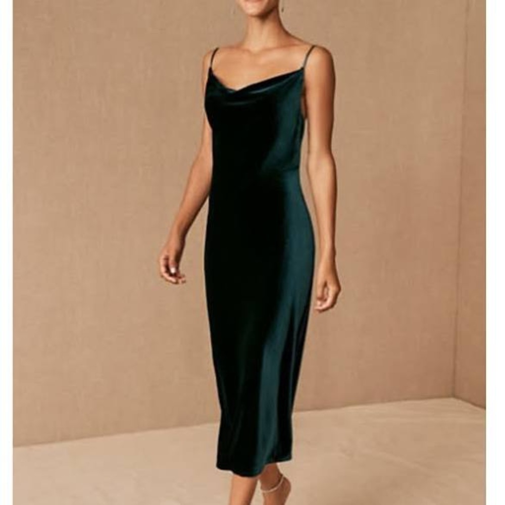 BHLDN Cali Velvet Dress